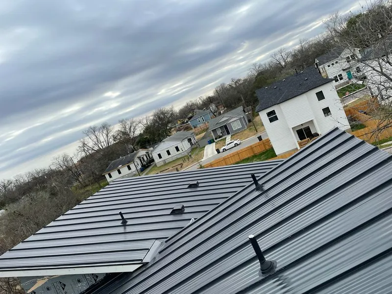 Standing seam metal roof panels with vents for Skylight Repair in Hoosick